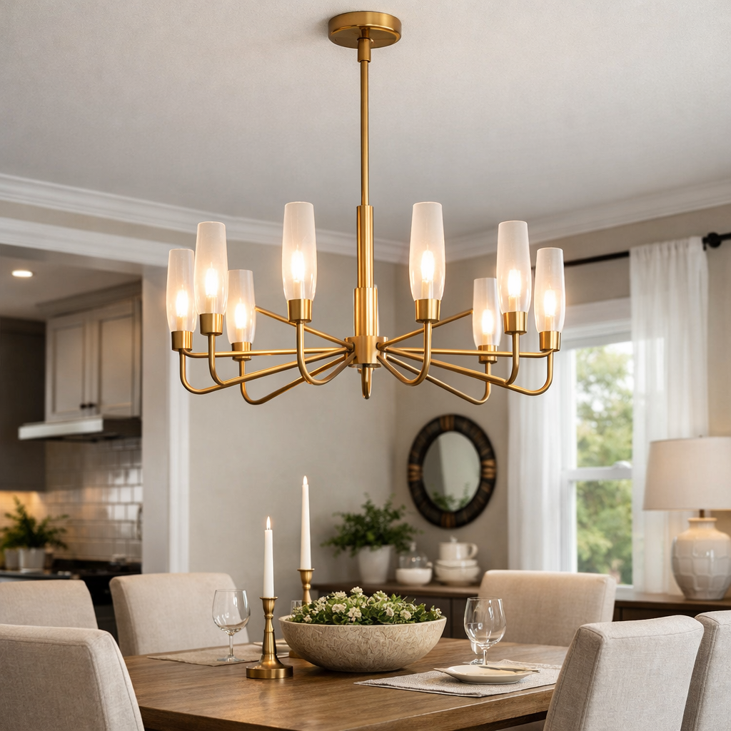 Modern interior lighting detail